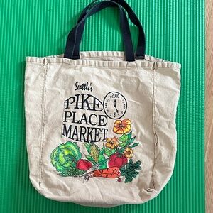 Seattle's Pike Place Market Canvas Tote Bag - 2005